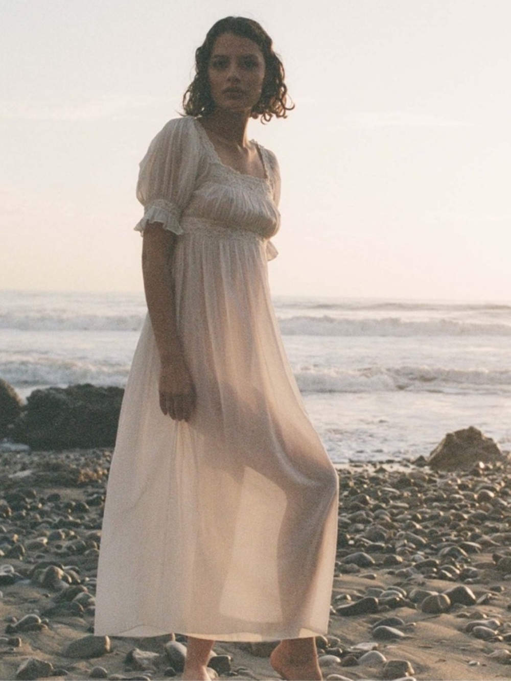 Doen Eclipse Night Dress in Salt - Picture 10 of 10
